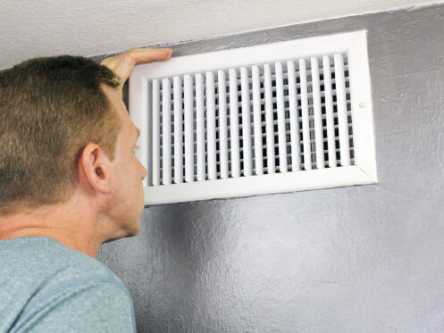 looking into vent
